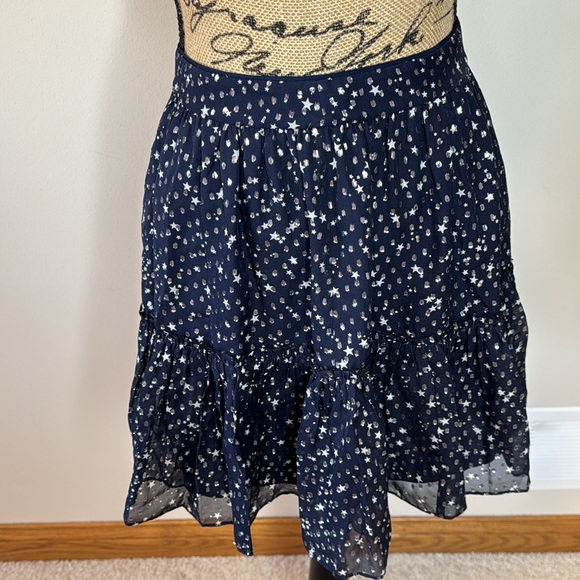 Kate Spade Night Sky lurex dot skirt rich navy - Picture 10 of 15